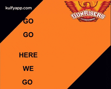 a poster that says sunrisers orange army