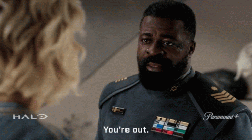 Youre Out Captain Jacob Keyes GIF - Youre Out Captain Jacob Keyes Halo GIFs