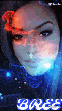 a picture of a woman with the name bree on the bottom right