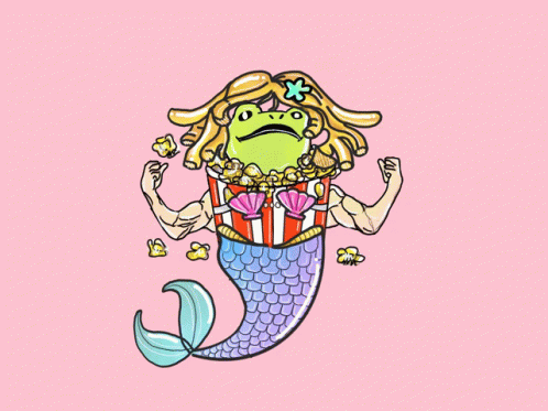 Mermaid Nft GIF - Mermaid Nft Frog GIFs