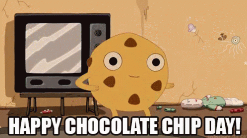Happy Chocolate Chip Day! GIF - Chocolate Chip Cookie Dance GIFs