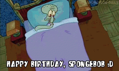 Happybirthday Spongebob GIF - Happybirthday Spongebob Squidward GIFs
