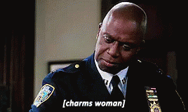 Charms Woman GIF - Holt Captain Brooklyn Nine Nine GIFs