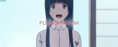 Flying Witch ふらいんぐうぃっち　魔法使い GIF - Flying Witch Makoto Kowata Tired GIFs