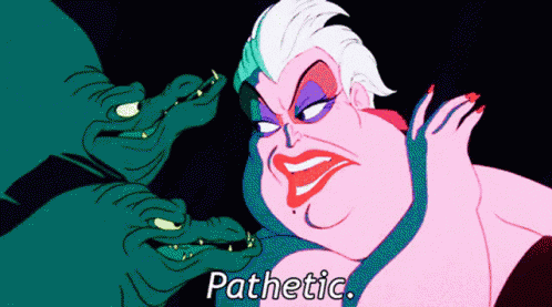 Ursula Pathetic GIF - Ursula Pathetic Evil GIFs