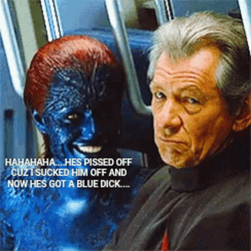 Blue Dick Xmen GIF - Blue Dick Xmen Suck GIFs