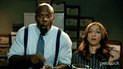 Dance Moves Terry Jeffords GIF - Dance Moves Terry Jeffords Gina Linetti GIFs