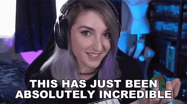 This Has Just Been Absolutely Incredible Helloiamkate GIF - This Has Just Been Absolutely Incredible Helloiamkate Queens Gaming Collective GIFs