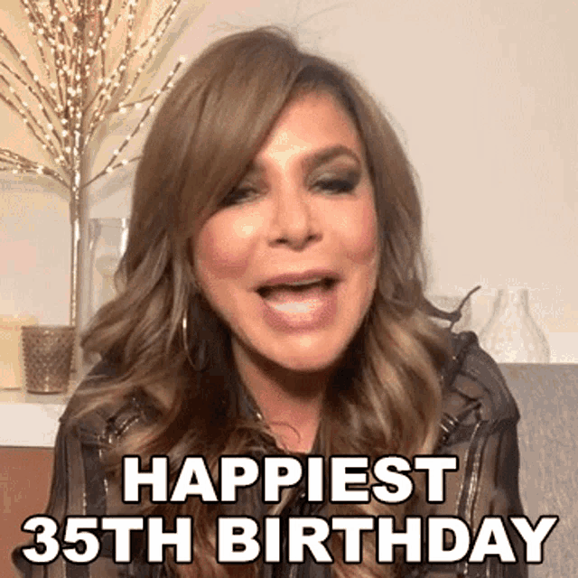 Happiest Thirty Fifth Birthday Paula Abdul GIF - Happiest Thirty Fifth Birthday Paula Abdul Cameo GIFs