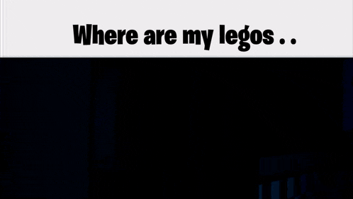 a picture of a teddy bear with the words where are my legos