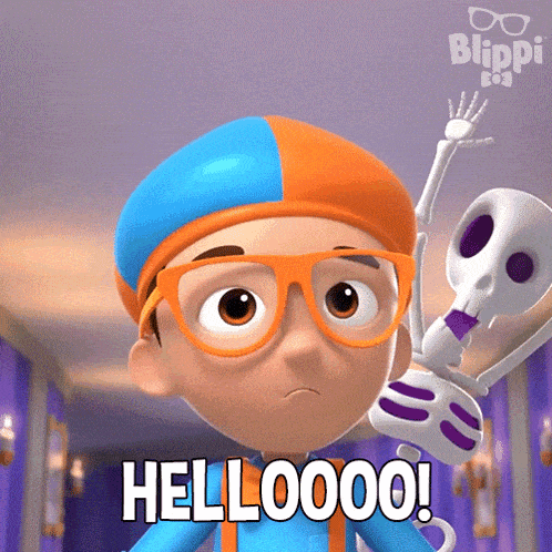 Helloooo Blippi GIF - Helloooo Blippi Blippi Wonders - Educational Cartoons For Kids GIFs