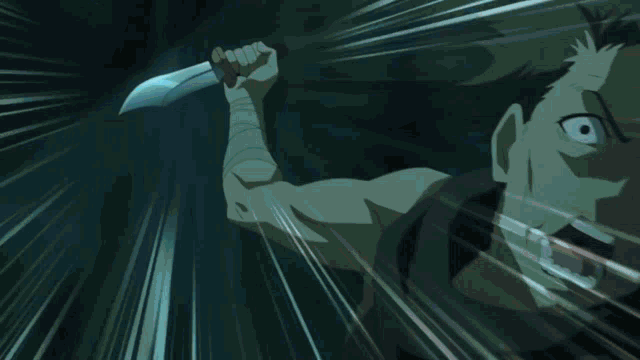 a blurry picture of two people fighting in a dark room