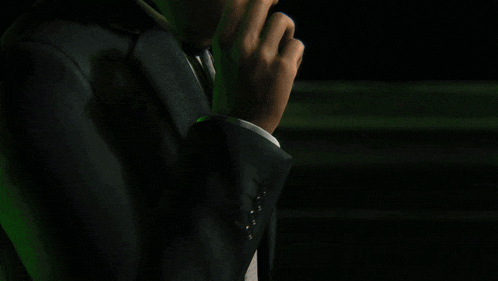 a man in a suit says " i have no name "