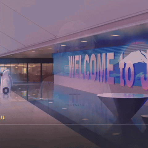 a sign that says welcome to hopeless is on a wall