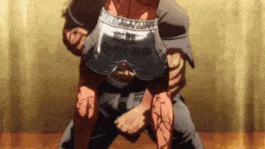 a man wearing a pair of shorts with chinese writing on the back