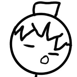a black and white drawing of a person 's face with the letter m on it .