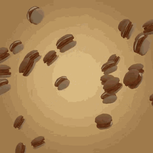 a video of flying cheeseburgers is being displayed