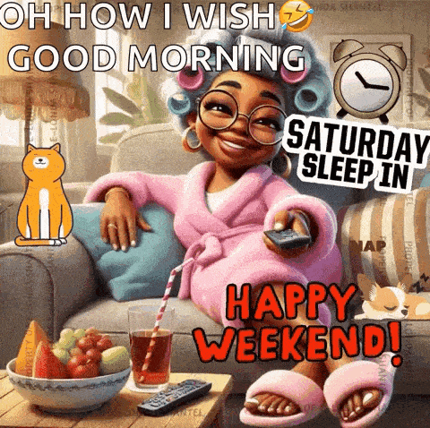 a woman in a bathrobe is sitting on a couch with a remote control and a bowl of fruit .