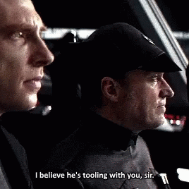 Hux Tooling GIF - Hux Tooling Star Wars GIFs