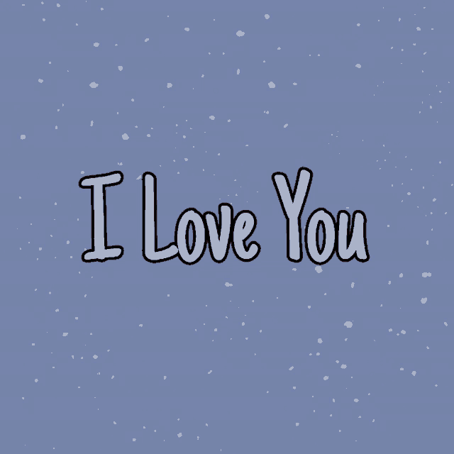 a heart with the words i love you written on it