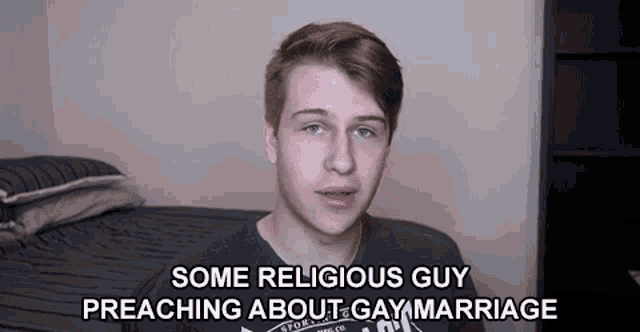 Some Religious Guy Preaching GIF - Some Religious Guy Preaching Gay Marriage GIFs
