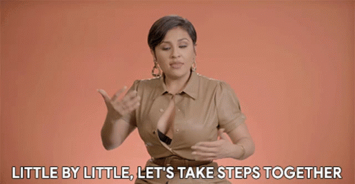 Little By Little Lets Take Steps Together GIF - Little By Little Lets Take Steps Together Small Steps GIFs