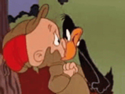 Eye To Eye Daffy Duck GIF - Eye To Eye Daffy Duck Pissed Off GIFs