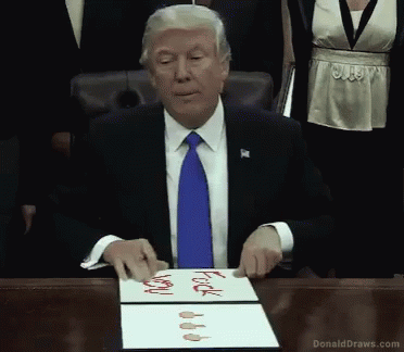 Donald Trump Fuck Off GIF - Donald Trump Fuck Off Middle Finger GIFs