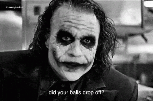 Joker Balls GIF - Joker Balls Dropped GIFs