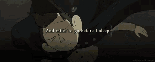 a cartoon character is laying on his back with a cup on his head and a frog swimming next to him .