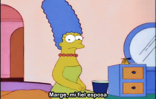 Marge, Mi Fiel Esposa GIF - Esposa Marge Simpson GIFs