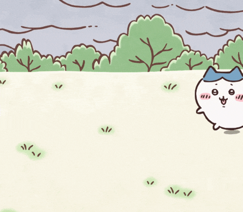 a cartoon drawing of a cat and a bear