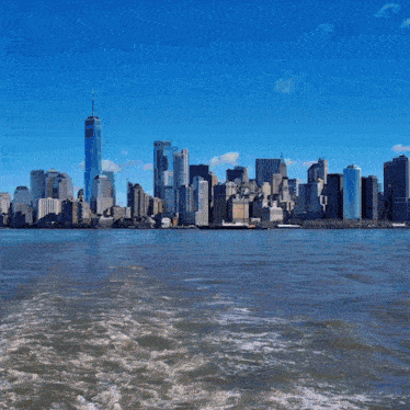 a group of people are taking pictures of the statue of liberty in new york city