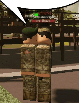 two soldiers are standing next to each other with a speech bubble above them that says afcafxi