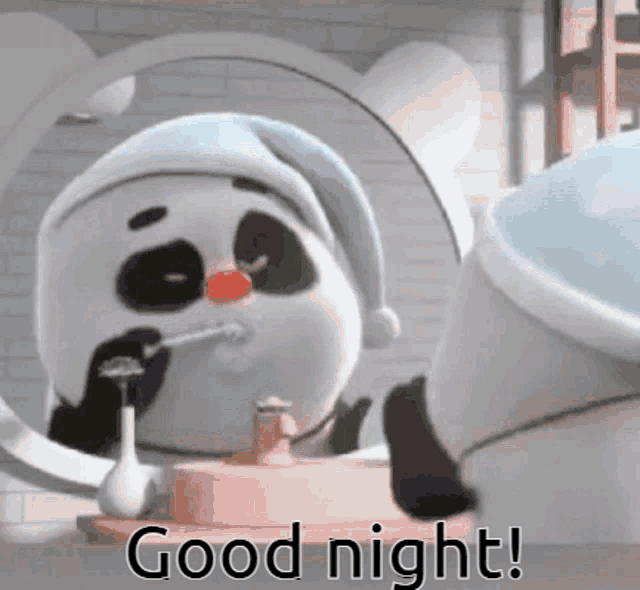 Good Night Gif GIF - Good Night Gif Cute Panda GIFs