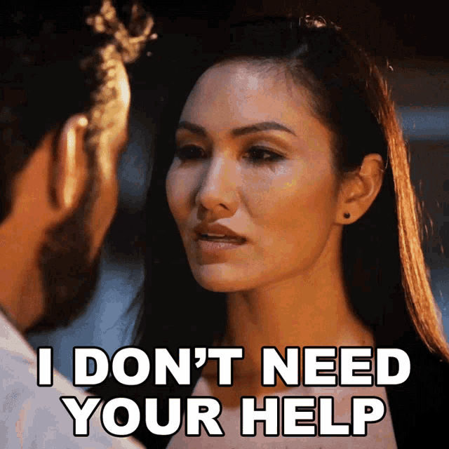 I Dont Need Your Help Violet GIF - I Dont Need Your Help Violet Blood And Treasure GIFs