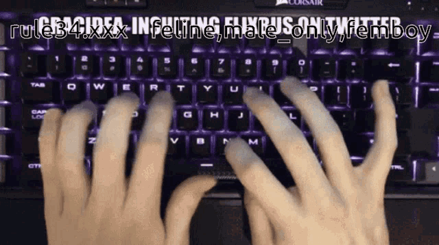 Typing Femboy GIF - Typing Femboy The Funny GIFs