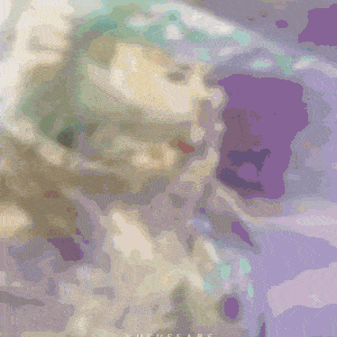 a painting of a woman with a veil on her face