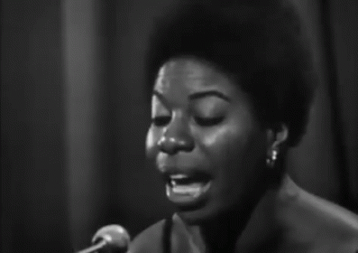 Nina Simone GIF - Nina Simone Singing Civil Rights GIFs