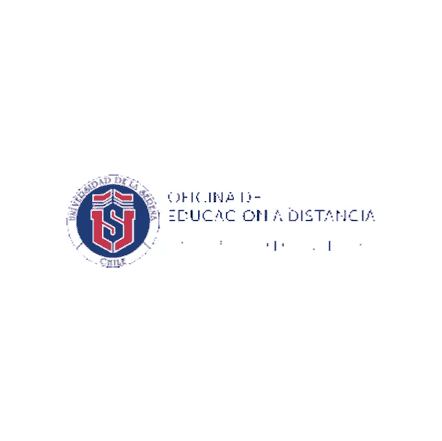 a blue and red logo for universidad de el araucania chile