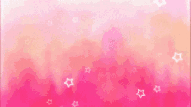 a pink background with the letter t and white stars