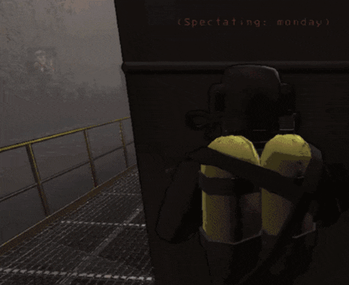 a screenshot of a video game says spectating on monday