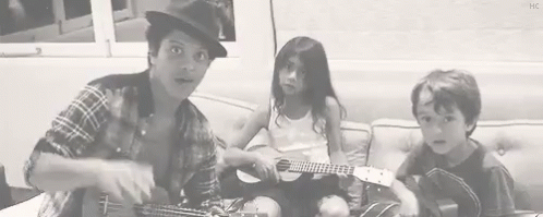 Bruno Mars Kids GIF - Bruno Mars Kids Guitar GIFs