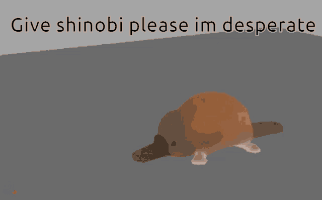 a 3d model of a person with the words give shinobu please im desperate