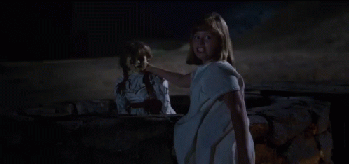 Down The Well GIF - Annabelle Throw Away Throw Out GIFs