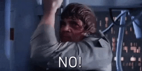 No Screaming GIF - No Screaming Luke Skywalker GIFs