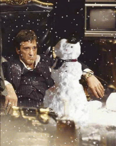 Scarface Snowman GIF - Scarface Snowman Al Pacino GIFs