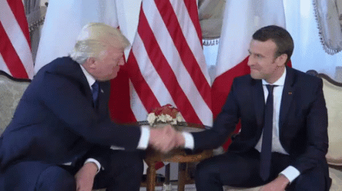 Trump Macron GIF - Trump Macron Macron Trump Emmanuel Macron GIFs