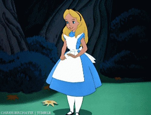 Alice In Wonderland Cartoon GIF - Alice In Wonderland Cartoon Bow GIFs