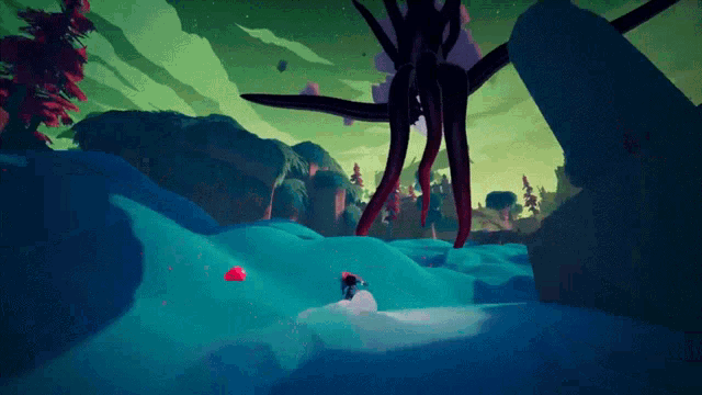a computer generated image of a giant monster in a video game
